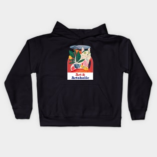 Art and Artoholic Kids Hoodie